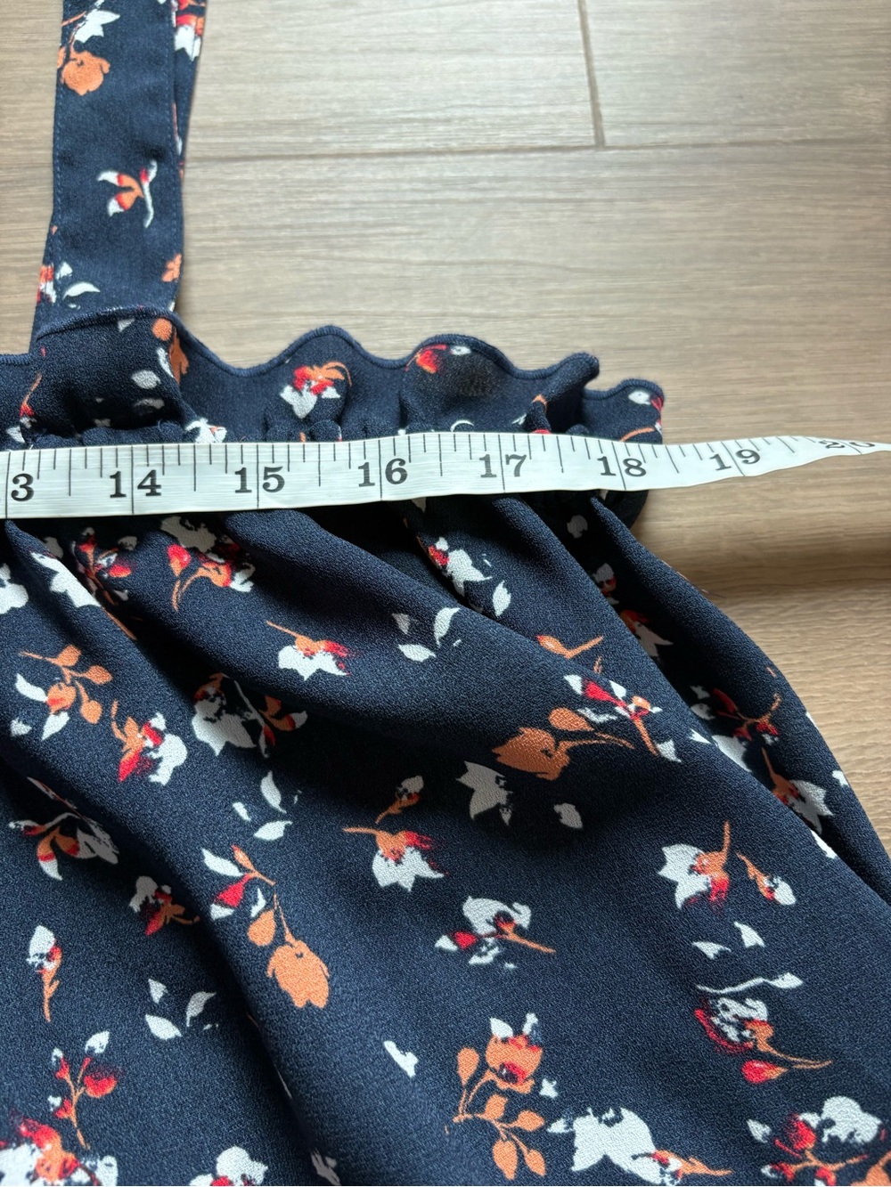BP Floral Ruffle Crop Top - Picture 6 of 6